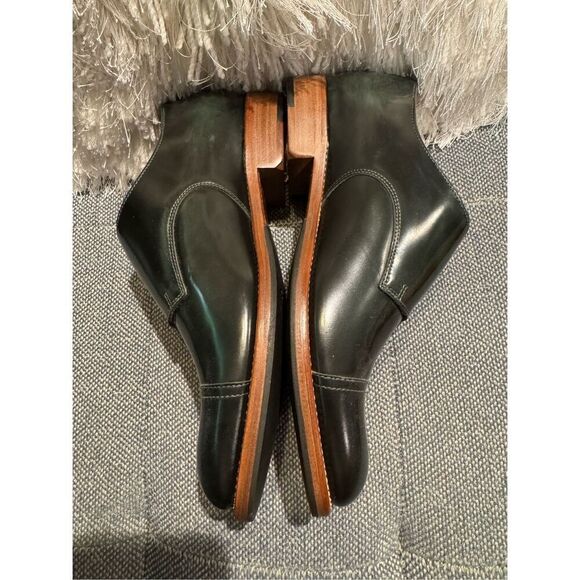 The Office Of Angela Scott Mr. Colin Double-Monk Oxfords Shoes size 38 Dark Gree - Picture 7 of 11